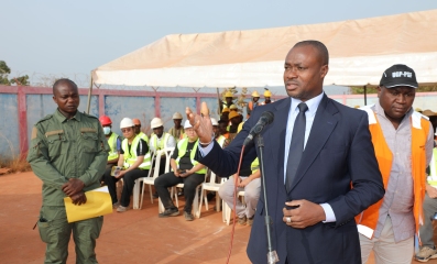 photo session de sensibilisation à la securité au Port Sec